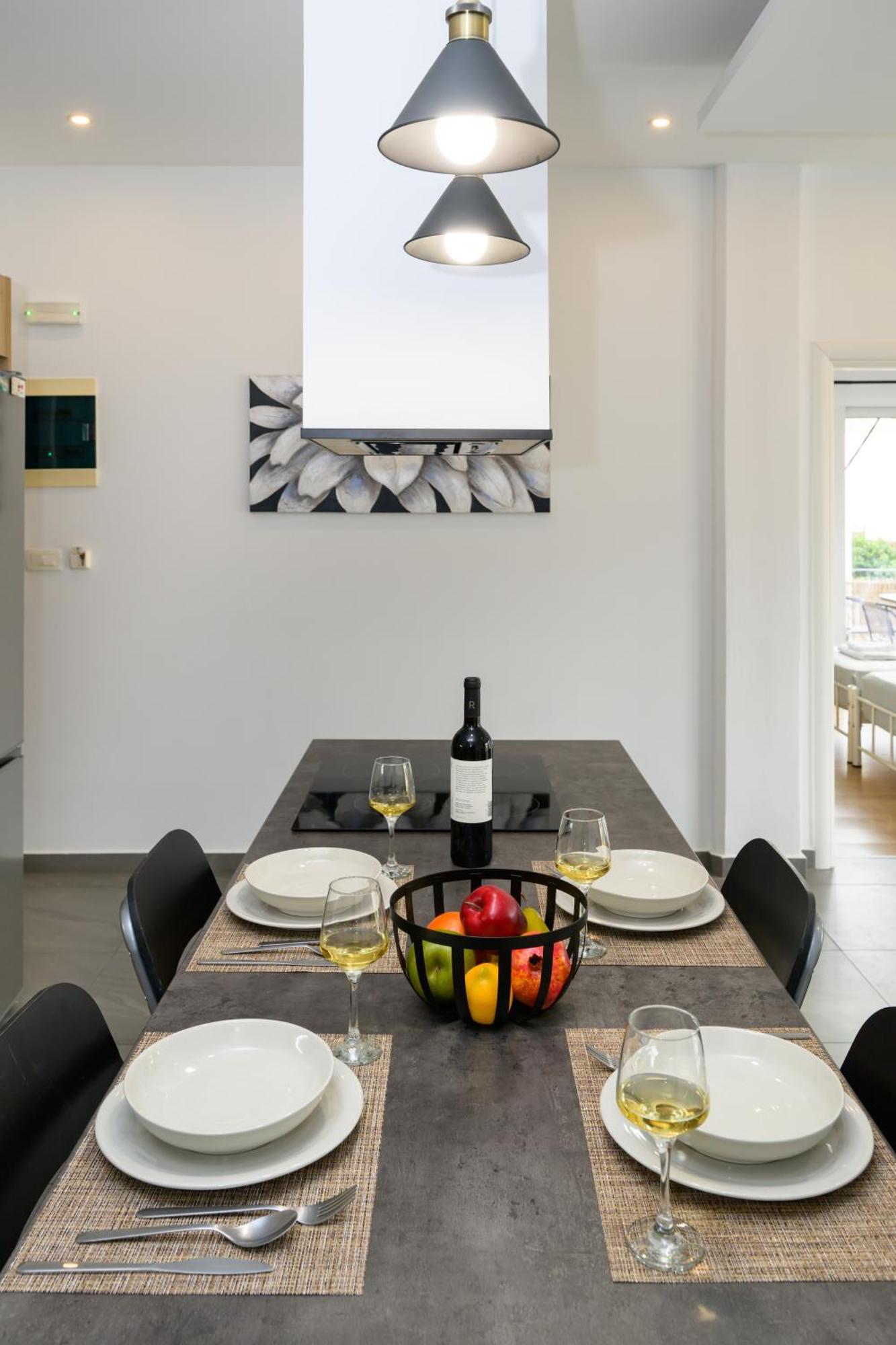 Modern Spacious Apartment Kíssamos Exteriér fotografie