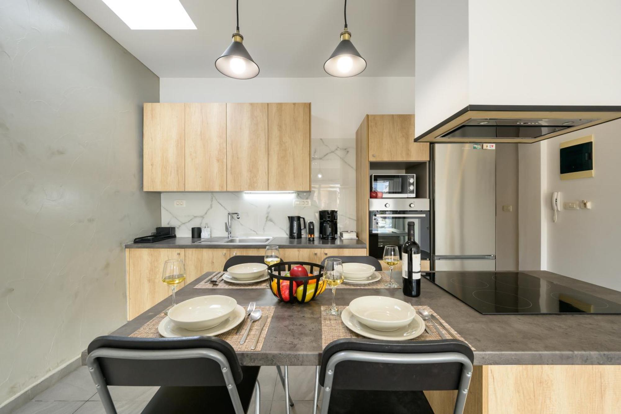 Modern Spacious Apartment Kíssamos Exteriér fotografie